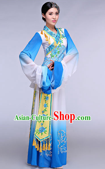 Chinese Classical Competition Dance Costume Group Dancing Costumes for Women