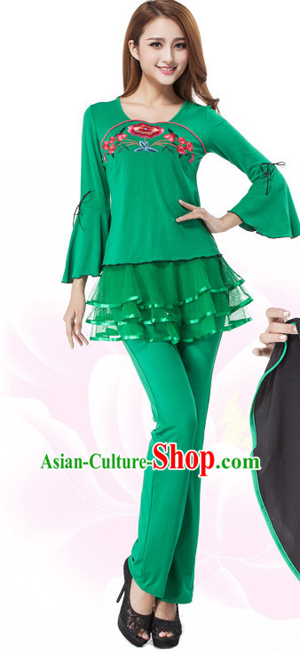 Chinese Style Modern Dance Costume Discount Dance Gymnastics Leotards Costume Ideas Dancewear Supply Dance Wear Dance Clothes Suit