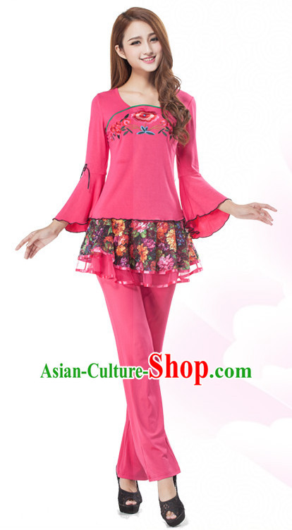 Chinese Style Modern Dance Costume Discount Dance Gymnastics Leotards Costume Ideas Dancewear Supply Dance Wear Dance Clothes Suit