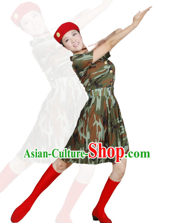 China Army Dance Costume Ideas Dancewear Supply Dance Wear Dance Clothes Suit