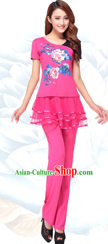 Chinese Style Modern Parade Costume Ideas Dancewear Supply Dance Wear Dance Clothes Suit