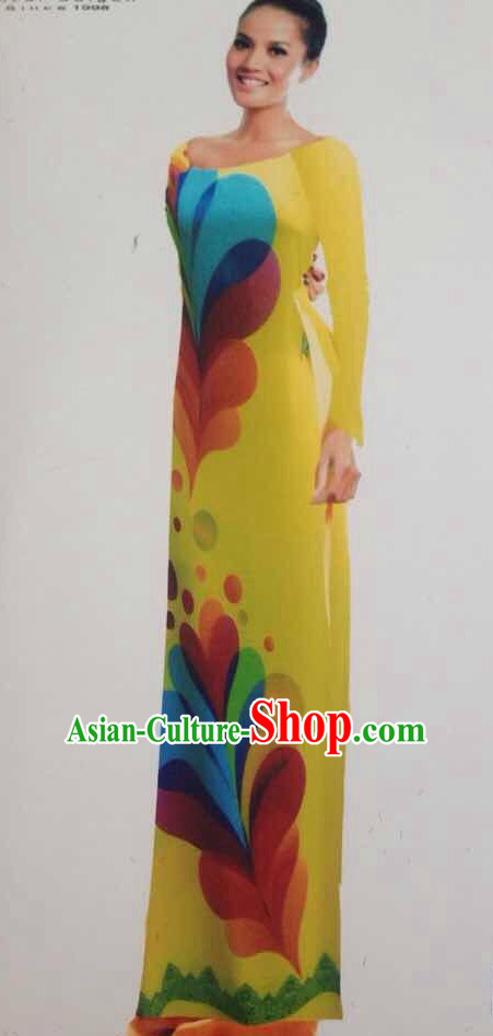 Traditional Vietnamese Causal Dresses for Women