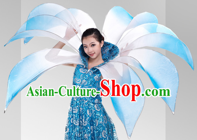 Chinese Stage Celebration Flower Dancewear Dancing Costumes Complete Set for Women