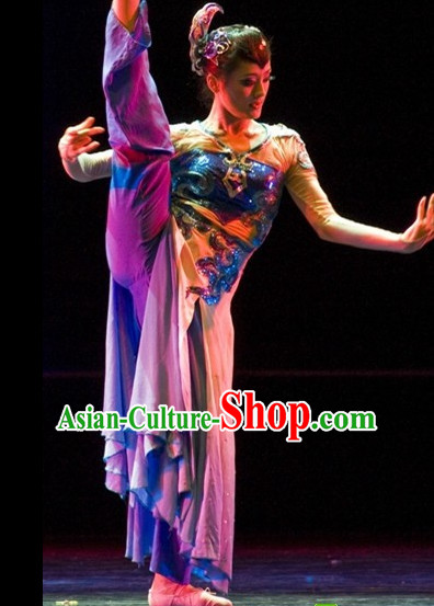 Chinese Professional Stage Performance Solo Dancewear Dance Costume Complete Set for Women