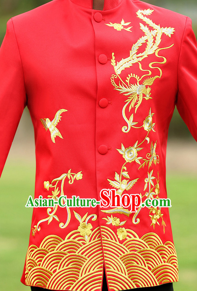 Chinese wedding dress for men
