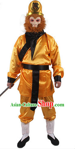 Sun Wukong Monkey King Costume and Hat for Men