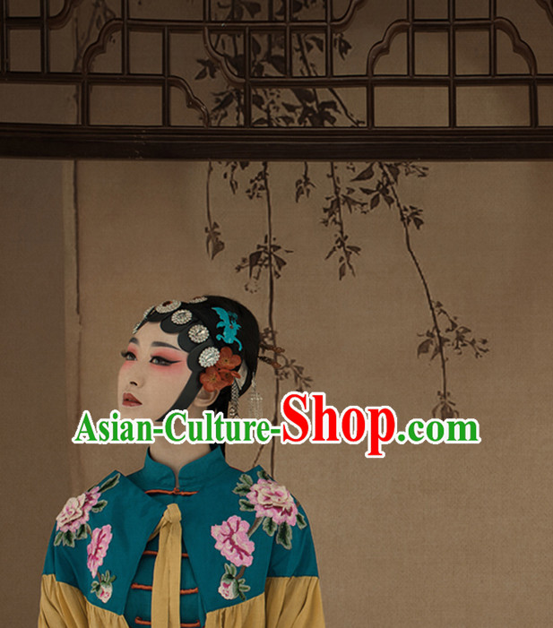Chinese Opera Wigs and Hair Accessories