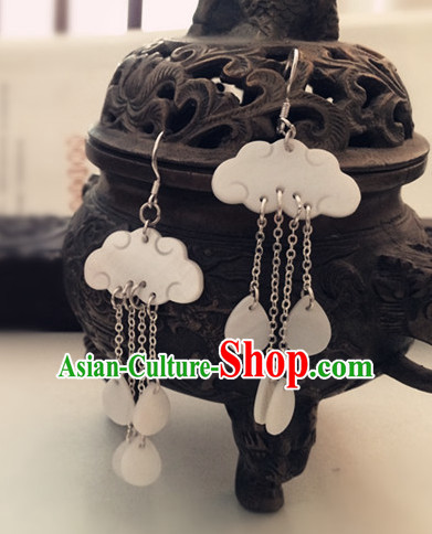 Ancient Chinese Cloud Shape Earrings for Women