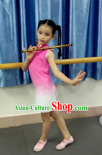 Traditional Chinese Classical Group Dance Costumes for Women or Kids