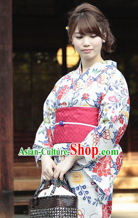 Top Authentic Traditional Japanese Kimonos Kimono Dress Yukata Clothing Robe online Complete Set for Women Ladies Girls