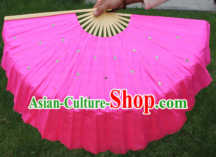 Traditional Chinese Pink Dance Fan