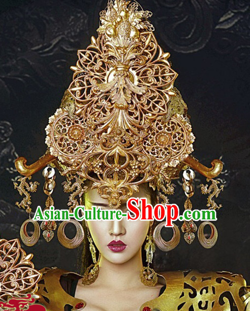 Ancient Chinese Empress Crown Imperial Hat