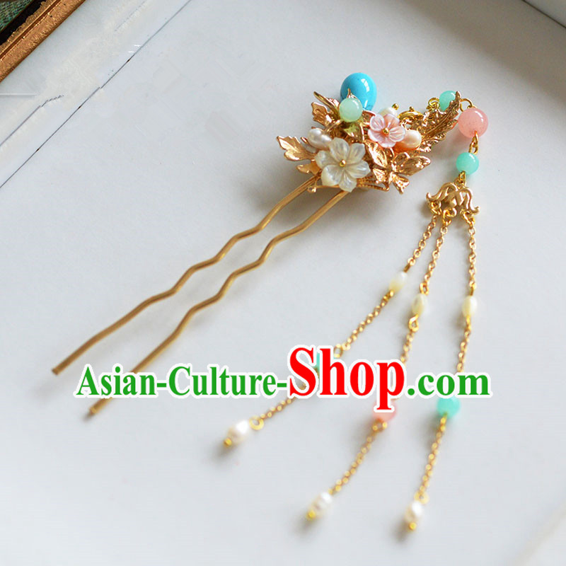 Chinese Ancient Style Hair Jewelry Accessories, Hairpins, Princess, Hanfu Xiuhe Suit Wedding Bride Hair Accessories for Women