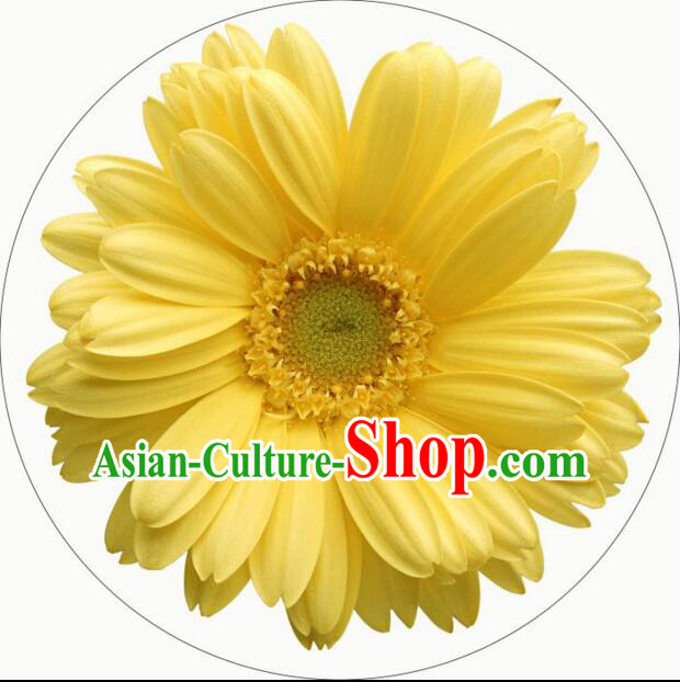 Chinese Classic Umbrella Handmade Oiled Paper Parasol Sunshade Chrysanthemum