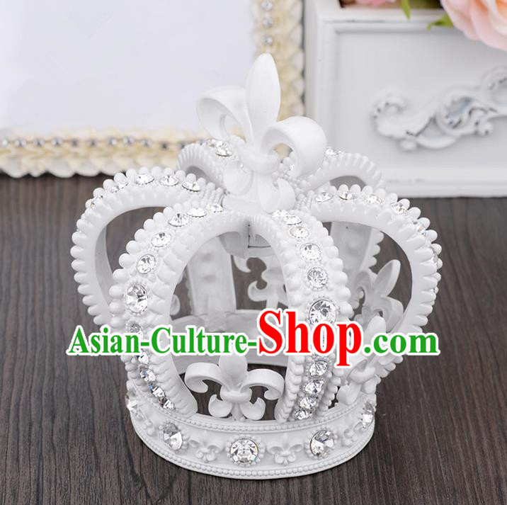 Traditional Jewelry Accessories, Palace Princess Bride Royal Crown, Imperial Retro Royal Crown, Wedding Hair Accessories, Baroco Style Headwear for Women