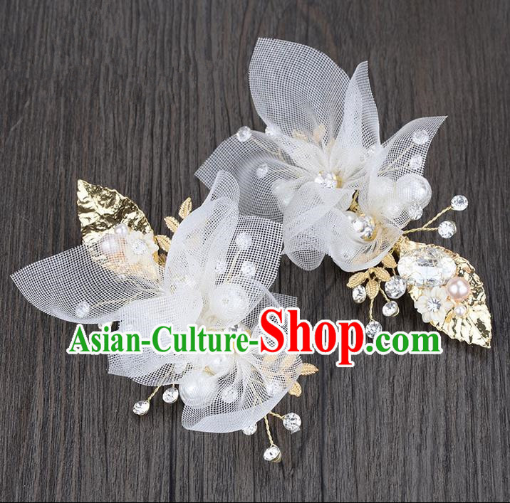 Traditional Jewelry Accessories, Princess Hair Accessories, Bride Wedding Hair Accessories, Headwear, Baroco Style Hair Claw for Women