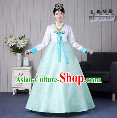 Korean Women Costumes Ancient Clothes Traditional Wedding Full Dress Formal Attire Ceremonial Clothes Court Stage Dancing