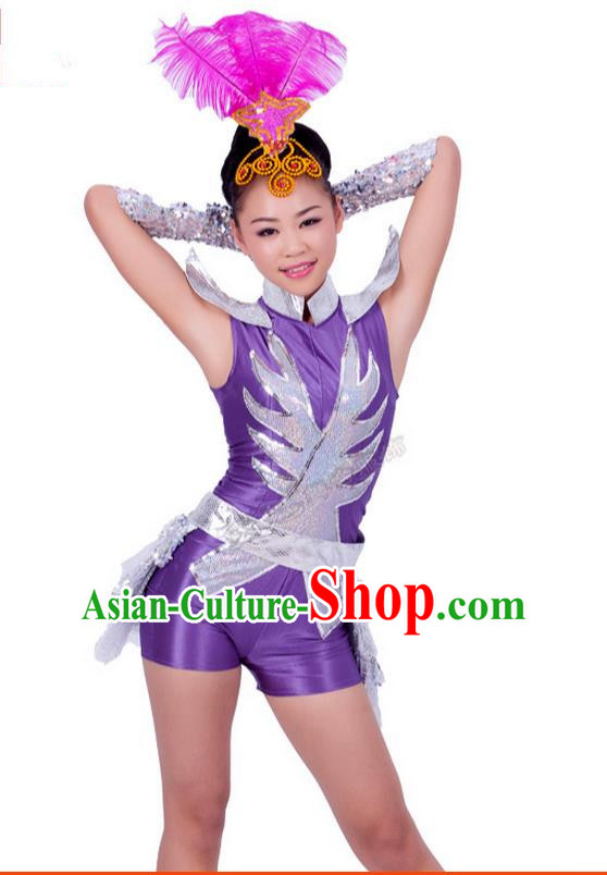 High-quality Dancewear Costumes for Jazz, Tap, Lyrical, Hip Hop and Ballet, Modern Dance Costume, Jazz Dancing Cloth for Women