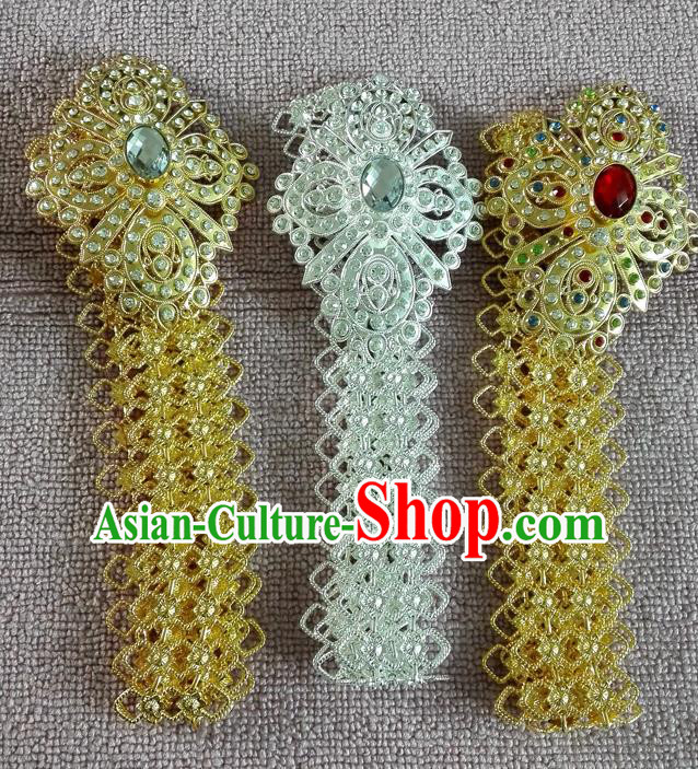 Traditional Asian Thai Jewelry Accessories, Traditional Thai Belts, Scales Gold Dancing Belts for Women