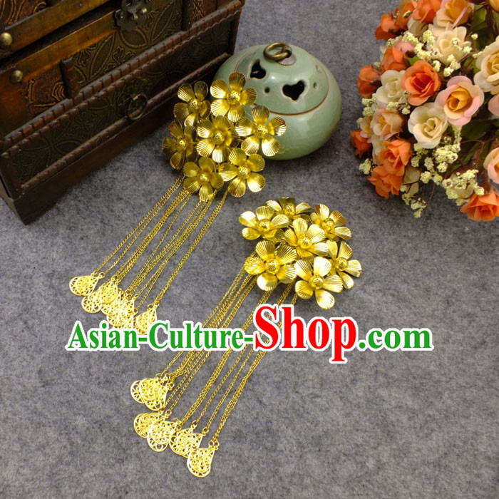 Chinese Ancient Style Hair Jewelry Accessories, Hairpins, Hanfu Xiuhe Suits Wedding Bride Headwear, Headdress Imperial Empress for Women