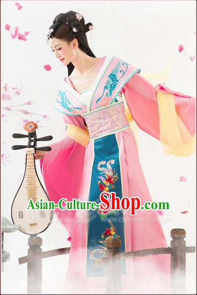 Ancient Chinese Palace Empress Costumes Complete Set, Tang Dynasty Ancient Palace Princess Dress Suits For Women