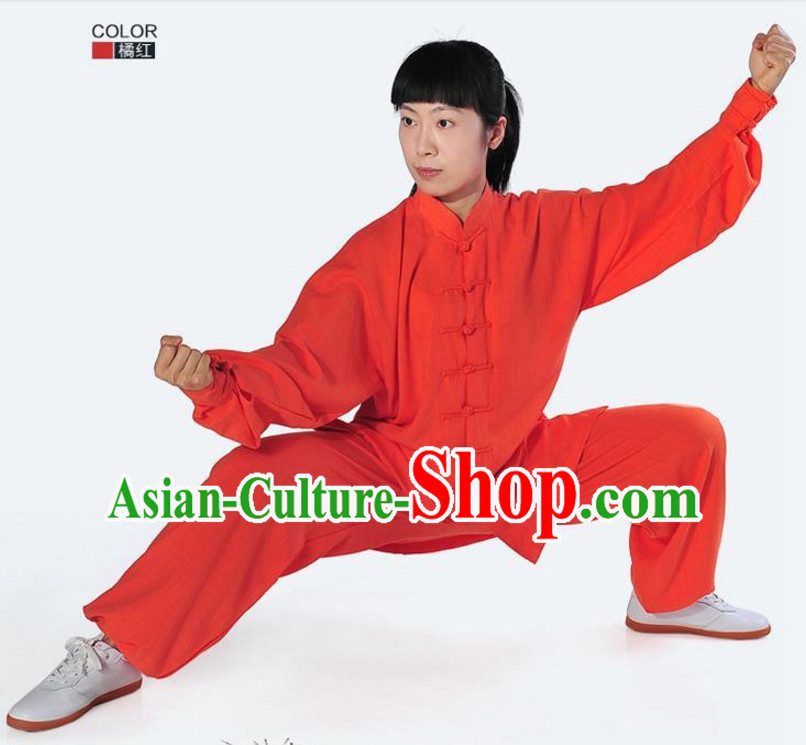 Top Kung Fu Flax Costume Jacket Uniform Martial Arts Clothes Shaolin Uniform Kungfu Uniforms Supplies for Men Women Adults Kids