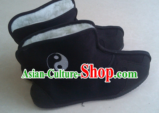 Wudang Uniform Taoist Uniform Kungfu Kung Fu Clothing Clothes Pants Shirt Supplies Wu Gong Boots for Men Women Adults Kids