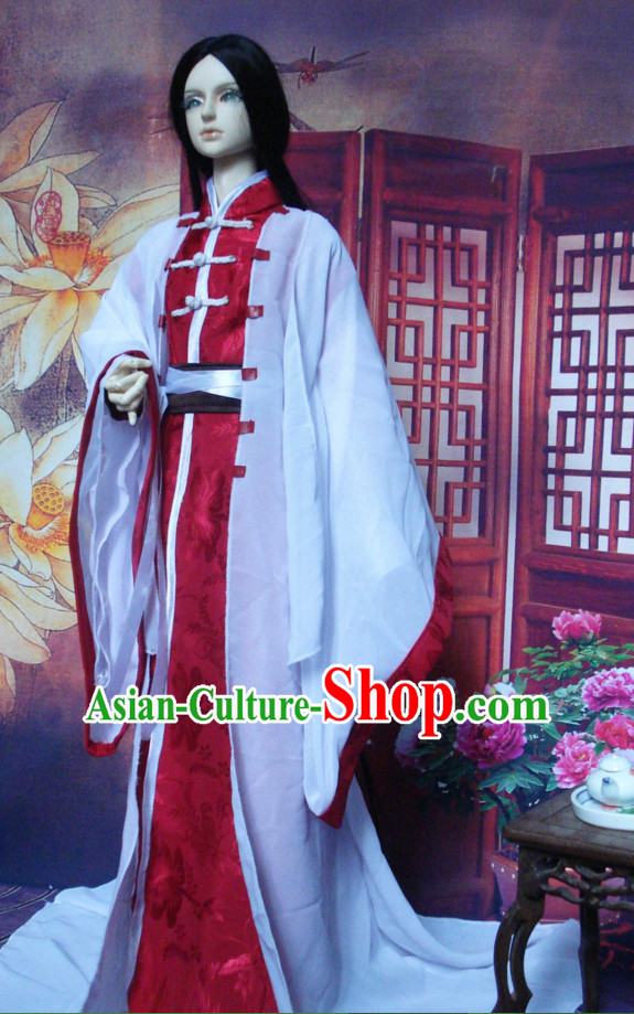 Ancient Han Chinese Clothing Complete Set for Men Boys Adults Kids