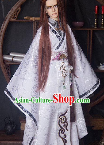 Chinese Style Dresses Chinese Scholar Clothing Clothes Han Chinese Costume Hanfu for Men Adults Children