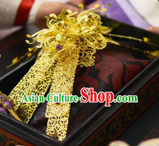 Ancient Chinese Style Princess Empress Hair Jewelry for Women Girls Adults Children