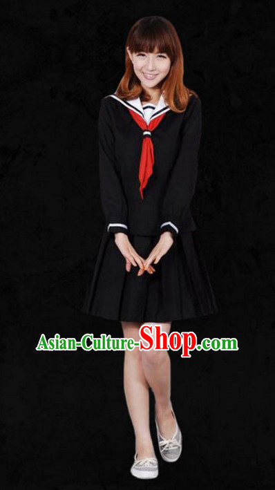 Japanese Traditional Student Outfits Complete Set for Women