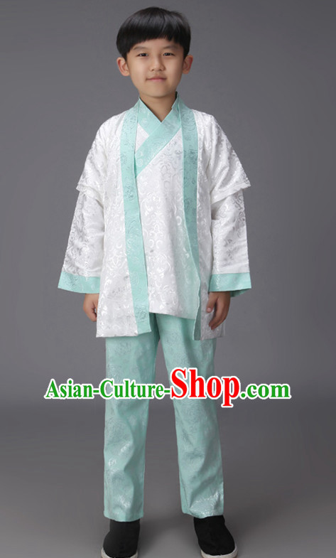 Ancient Chinese Classical Hanfu Outfits Clothing Complete Set for Kids