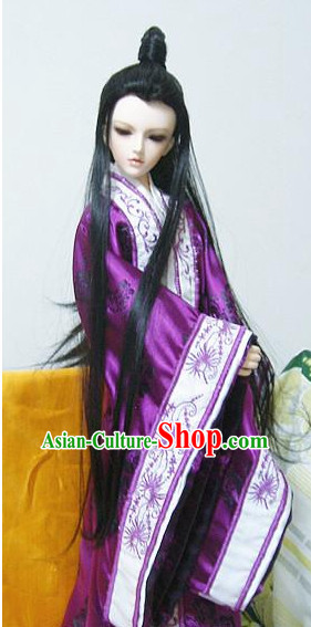 Chinese Classical Actor Hanfu Costumes Complete Set for Men
