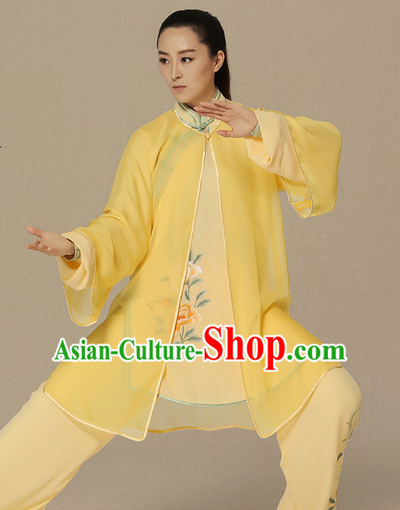 Top Kung Fu Competition Suits Kung Fu Gi Kung Fu Apparel Oriental Dress Wing Chun Apparel Taiji Uniform Chinese Kung Fu Outfit for Men Women Kids  Adults