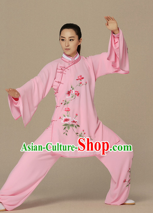 Top Kung Fu Competition Suits Kung Fu Gi Tai Chi Apparel Oriental Dress Wing Chun Apparel Taiji Uniform Chinese Kung Fu Outfit for Men Women Kids  Adults