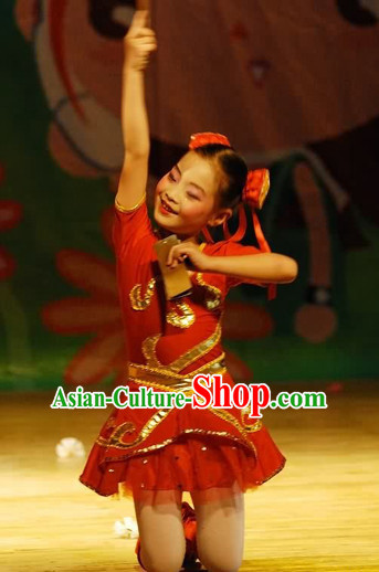 Professional Chinese New Year Dance Costume for Women Girls Adults Kids