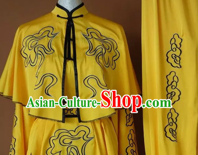 Embroidered Yellow Monkey Fist Houquan Competition Uniform Outfits