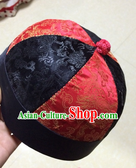 Traditional Chinese Black Hat for Men