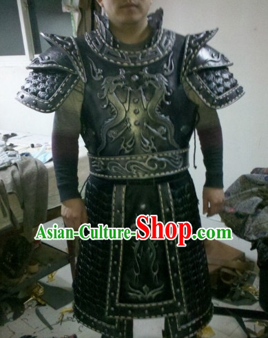 Chinese General Fighter Knight Ancient Armor Costumes Complete Set for Men