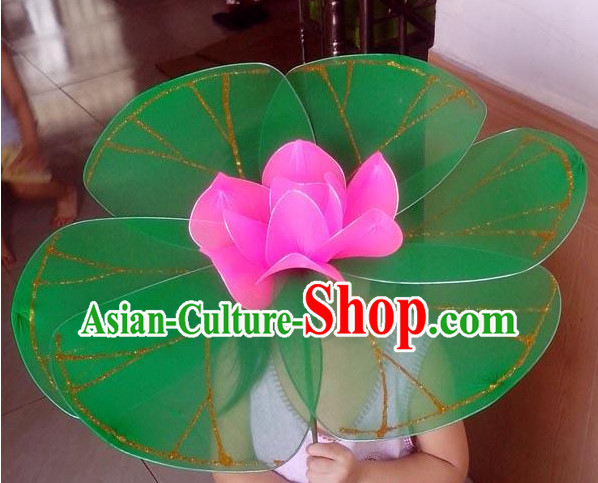 Handmade Lotus Flower Dance Props Props for Dance Dancing Props for Sale for Kids Dance Stage Props Dance Cane Props Umbrella Children Adults