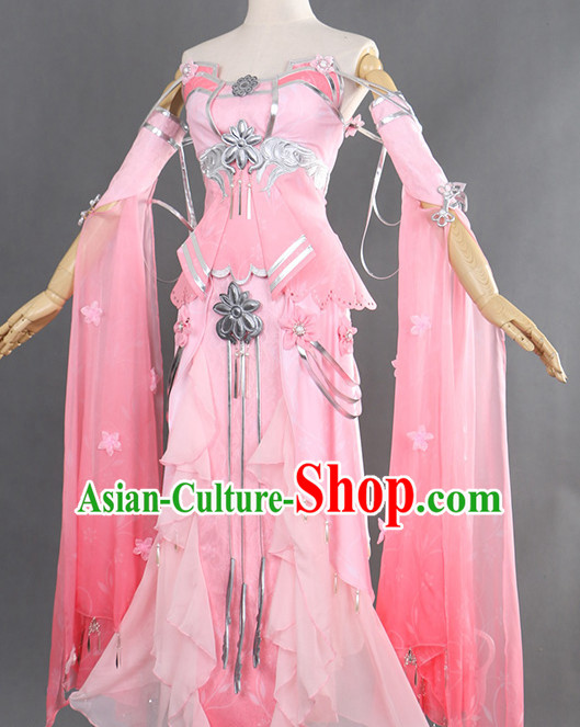 Ancient Chinese Style Cosplay Fairy Costumes for Women