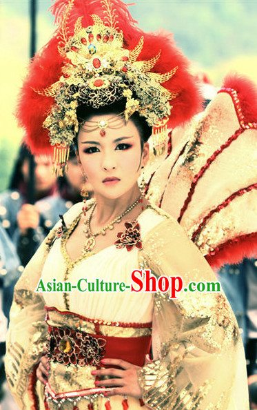 Ancient Chinese Prtincess Royal Imperial Hair Jewelry Hairpieces