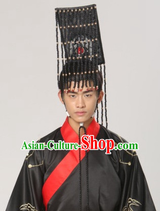 Top Chinese Headdress Empress Emperor Queen Film Crown Hat for Adults Kids Children Women Girls
