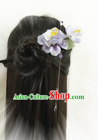 Chinese Ancient Flower Headdress Hairpin Headwear Jewelry for Women Girls