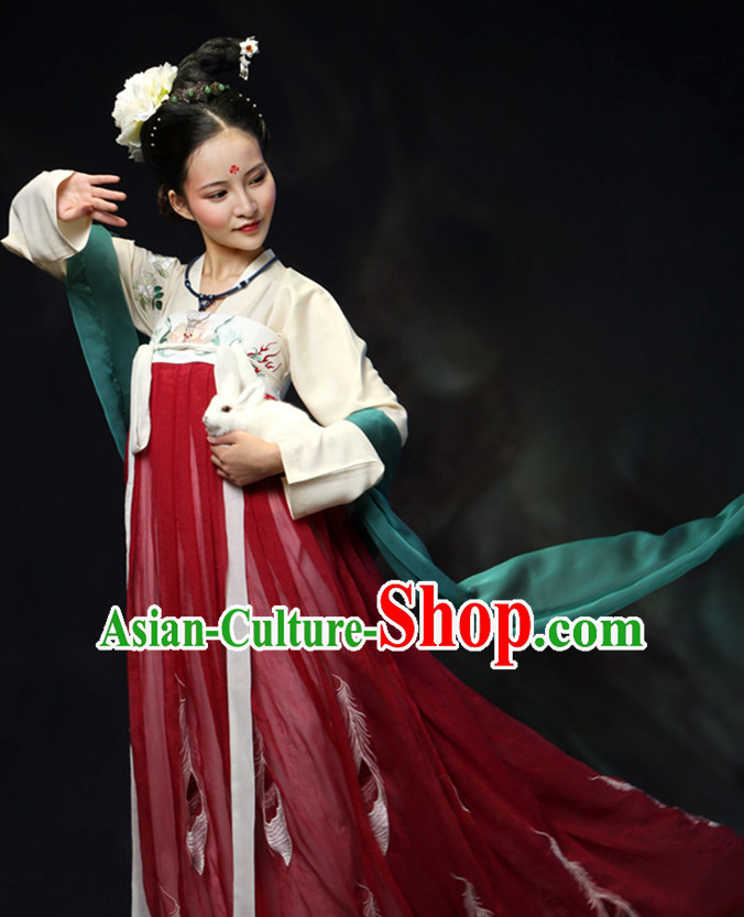 Asian Chinese Hanfu Dress Costume Clothing Oriental Dress Chinese Robes Kimono for Women