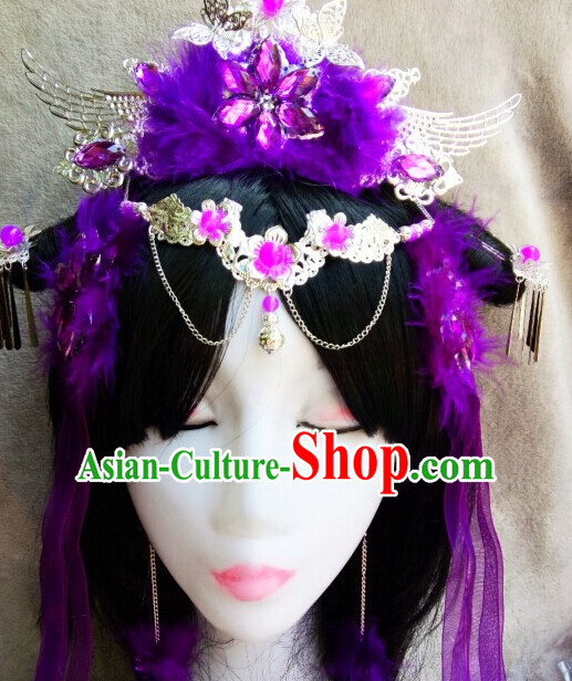 Chinese Ancient Empress Princess Hair Accessories Headdress Hairpin Headwear Jewelry for Women Girls