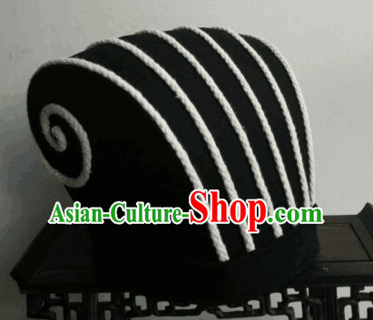 Ancient Asian Chinese Headdress Oriental Headwear Official Hat for Men Boys