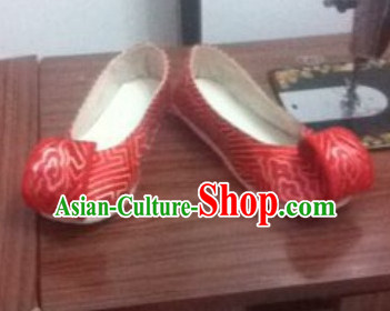 Chinese Classical Red Wedding Shoes