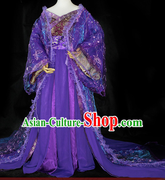 Chinese Traditional Empress Costume Complete Set for Girls Women