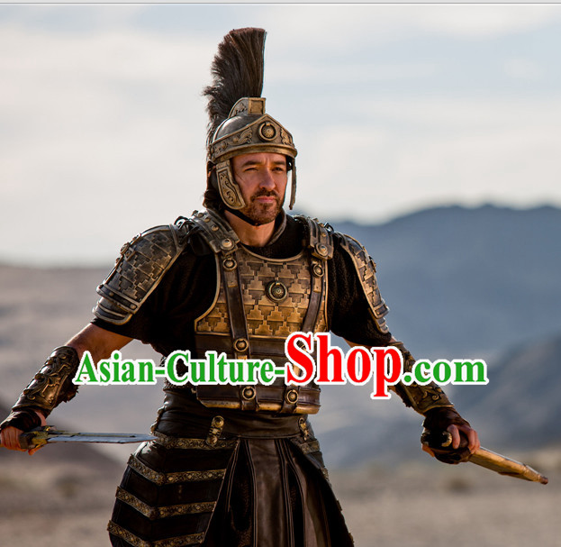 Asian Greek Body Armor Costumes and Coronet Complete Set